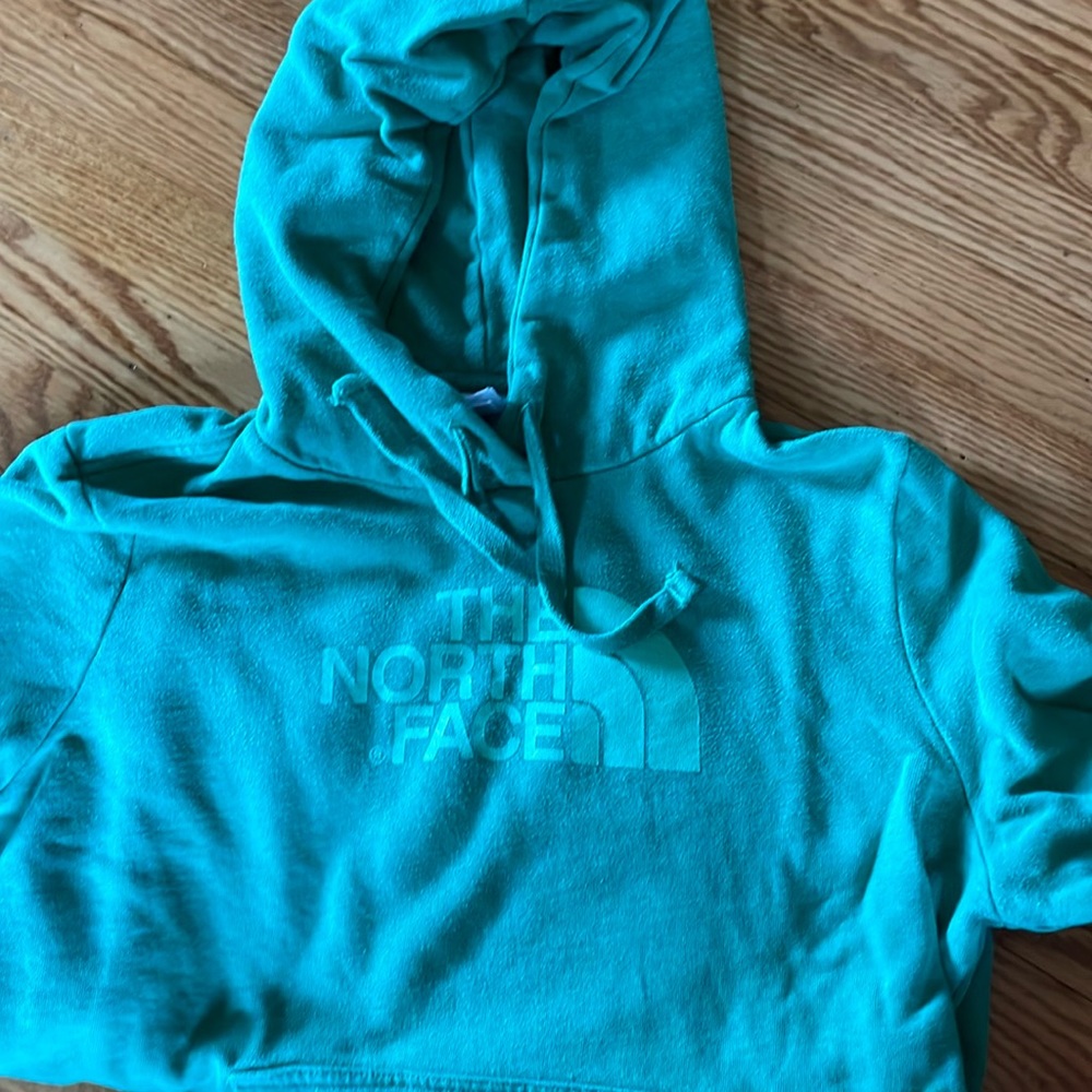 The North Face hoodie in green